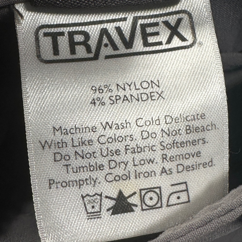 Eddie Bauer Travex Pants Women 6‎ Gray Capri Cargo Hiking Outdoor Utility Bungee - Picture 5 of 9